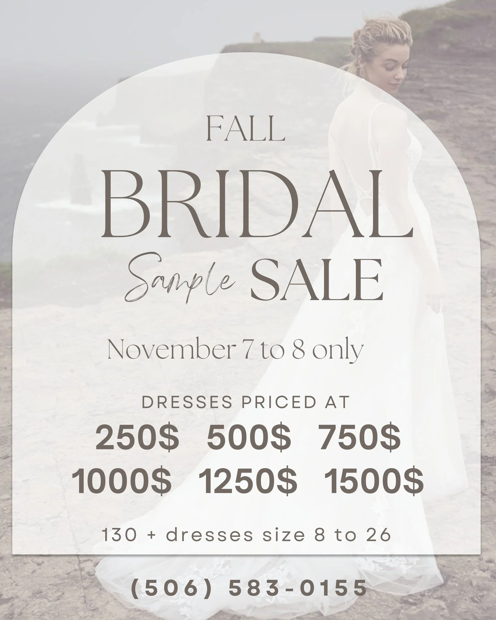 💍🍂👗 Ilise Boutique Annual Fall Bridal Sample Sale/ Le Solde Annuel de l'Automne des Mari&eacute;es d'Ilise Boutique 💍🍂👗
(Version fran&ccedil;aise plus basse)
...
The Fall Summer Bridal Sample Sale you all been waiting for is here!!! Starting Fr