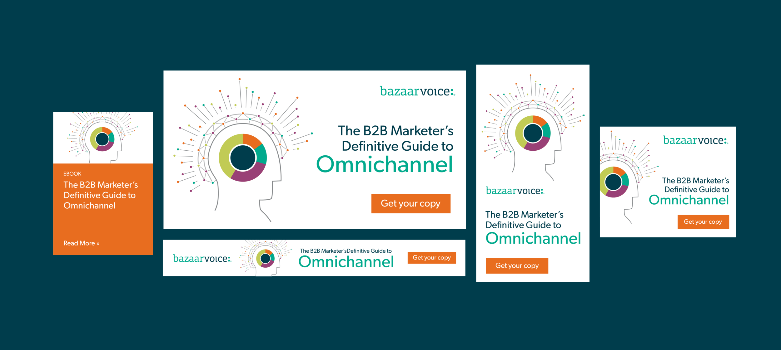 Web banners created for a series of thought leadership publications focusing on the four pillars of Consumer Generated Content (CGC): Type, Volume, Reach, and Insights. I color-coded the four pillars and united them in this visualization. This becam…