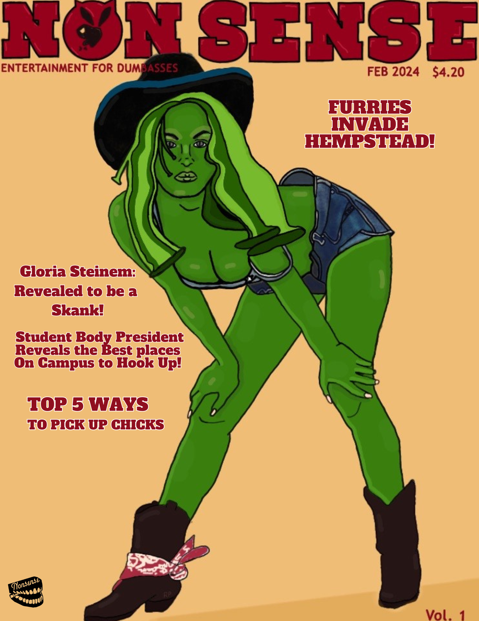 Nonsense Humor Magazine: Vol 2 Issue 1 Playboy Edition