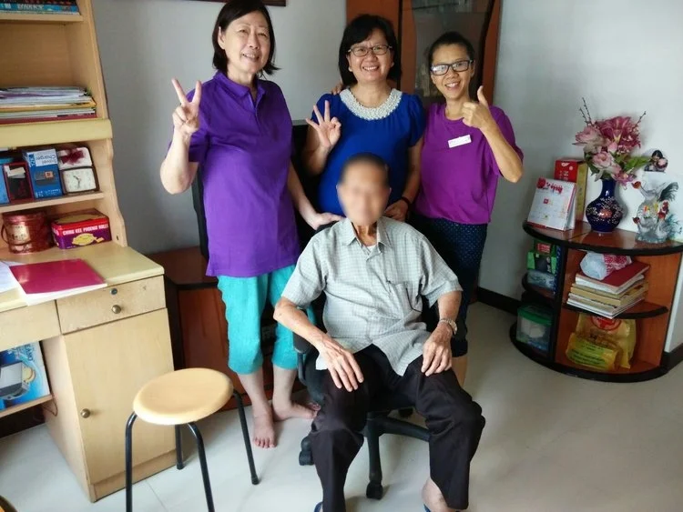 Blossom Kaki Volunteer Helps With Home cleaning