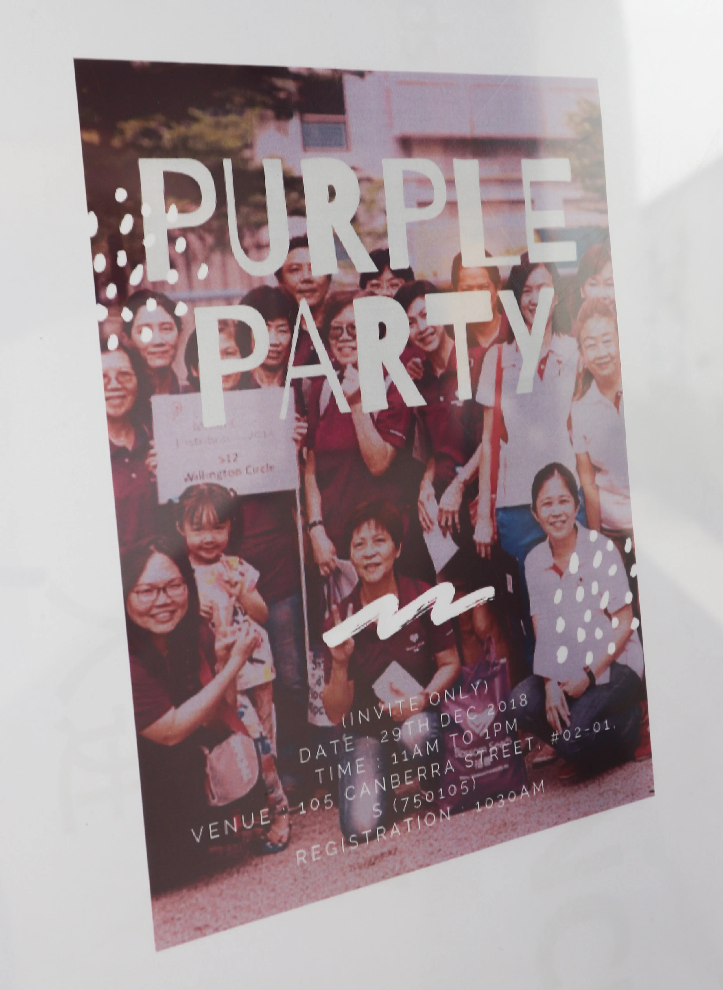 29th Dec 2018  Open House and Purple Party Volunteer Appreciation