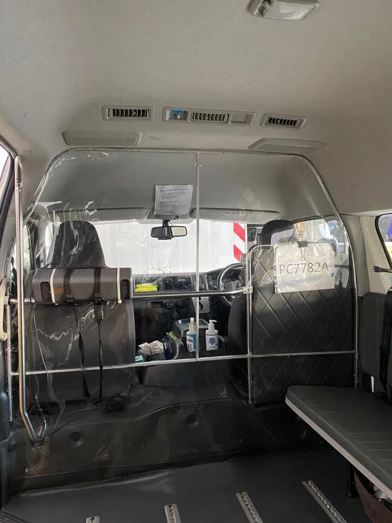 Acrylic shields for our buses — Blossom Seeds 福善
