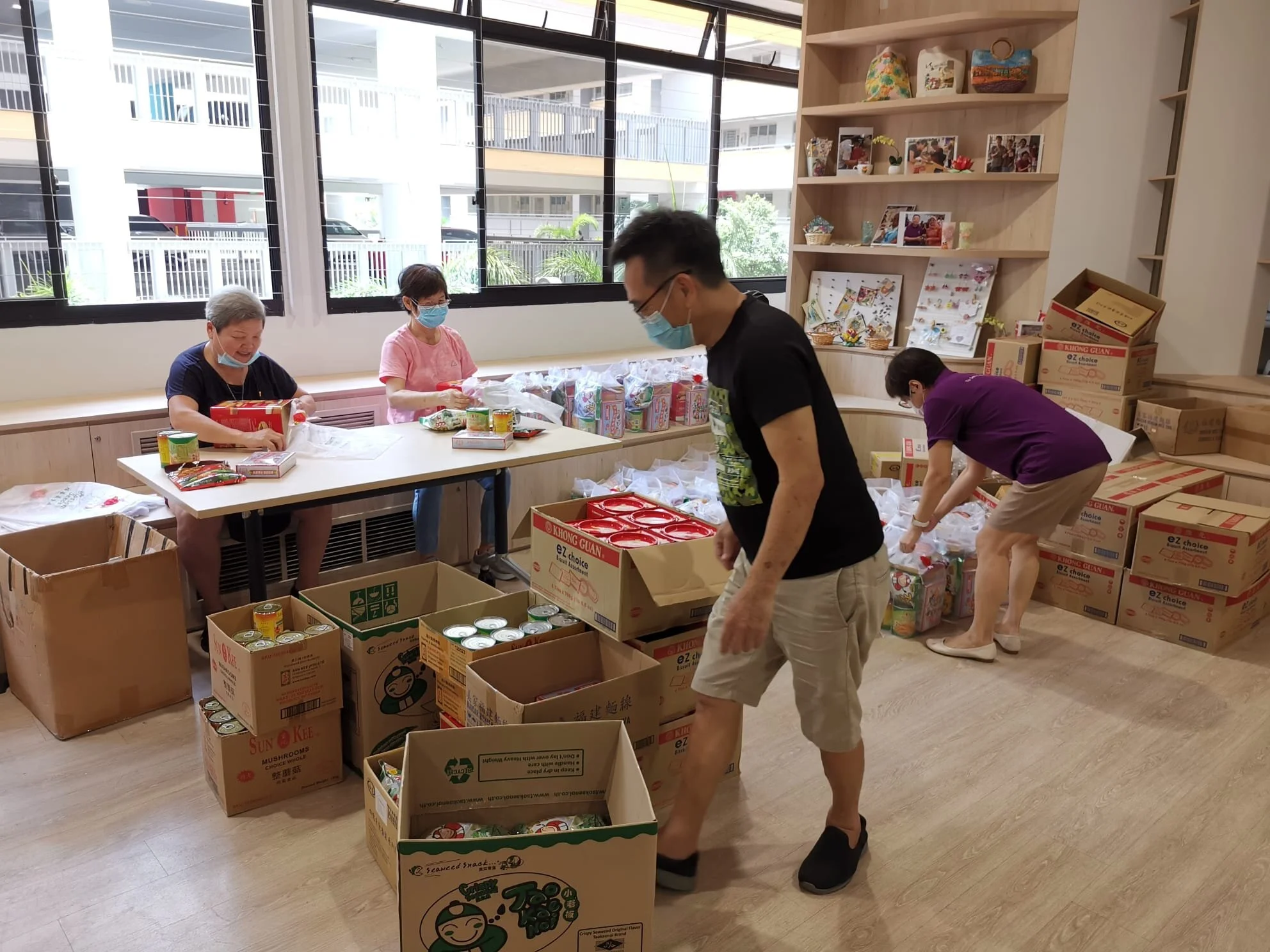 Groceries from Kong Meng San Phor Kark See Monastery