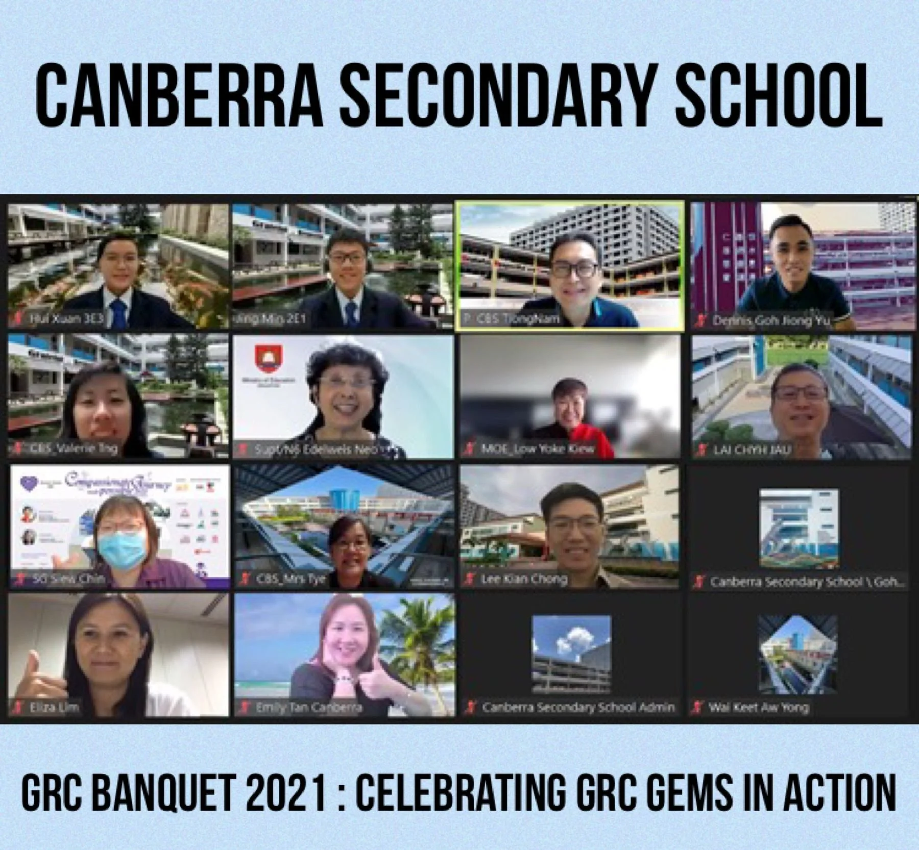 GRC (Gratitude, Respect, Compassion) Banquet @ Canberra Secondary School