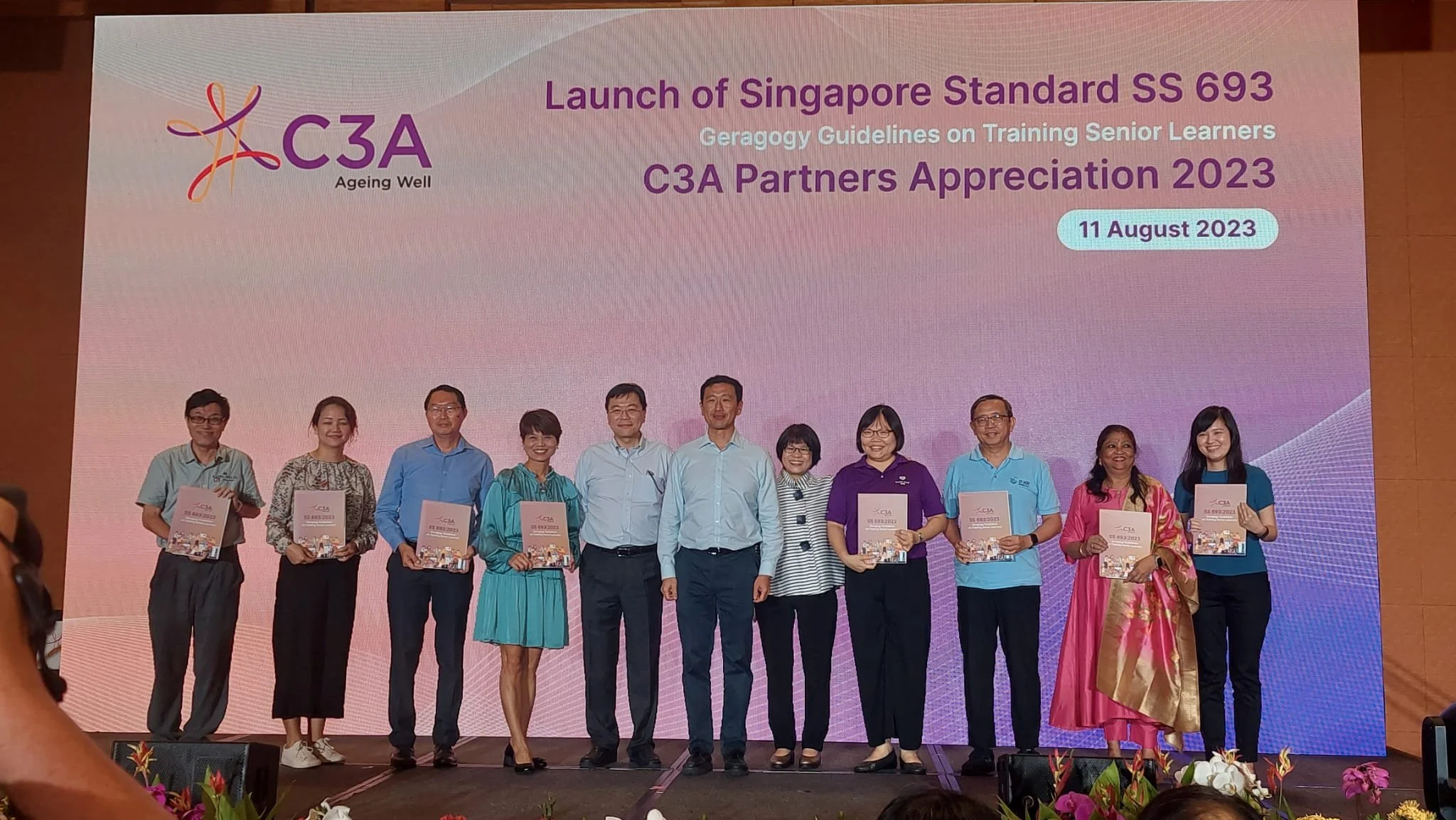 Launch of Singapore Standards – Geragogy guidelines on training senior learners