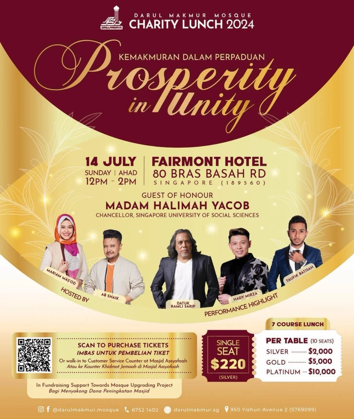 Masjid Darul Makmur Charity Lunch 2024