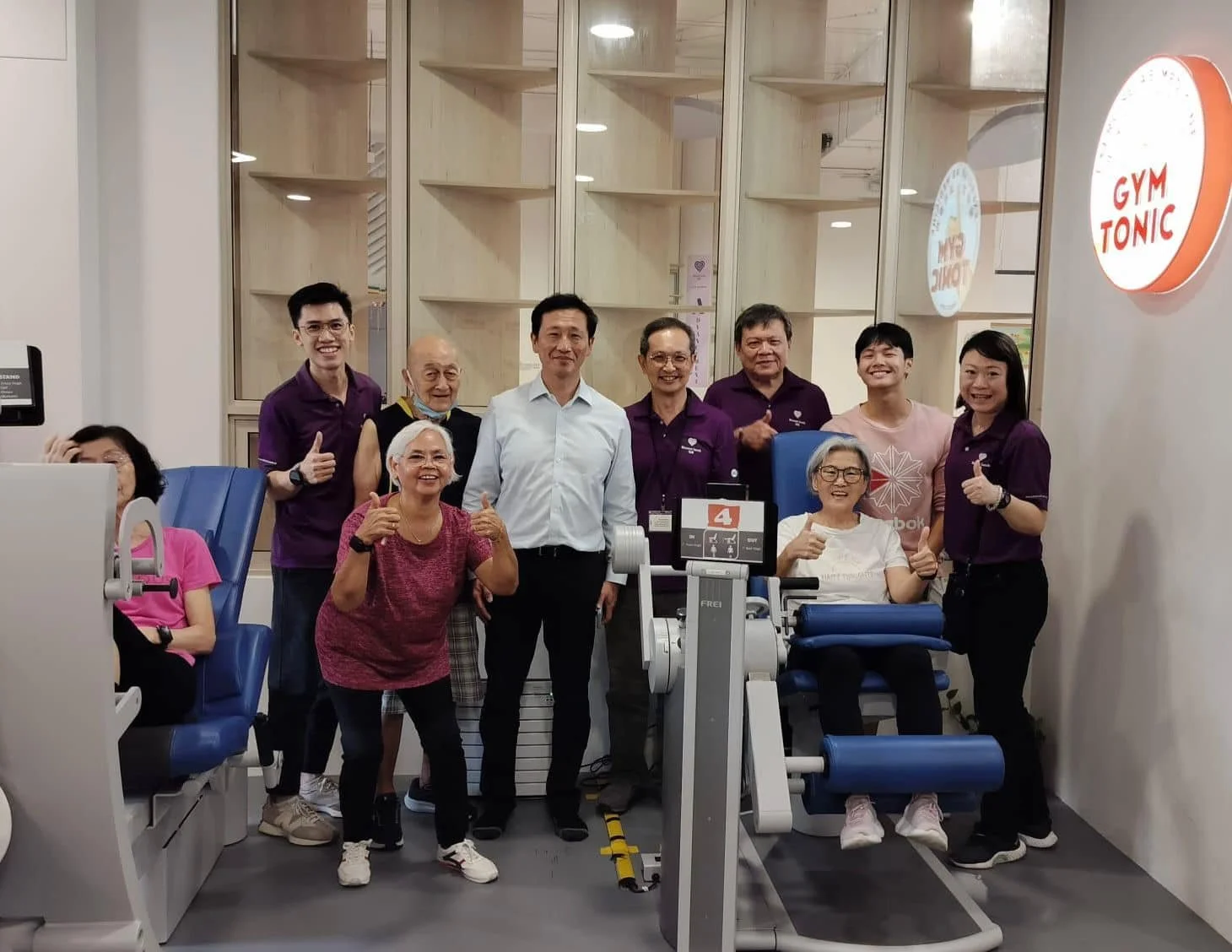 Surprise visit by Minister ONG Ye Kung