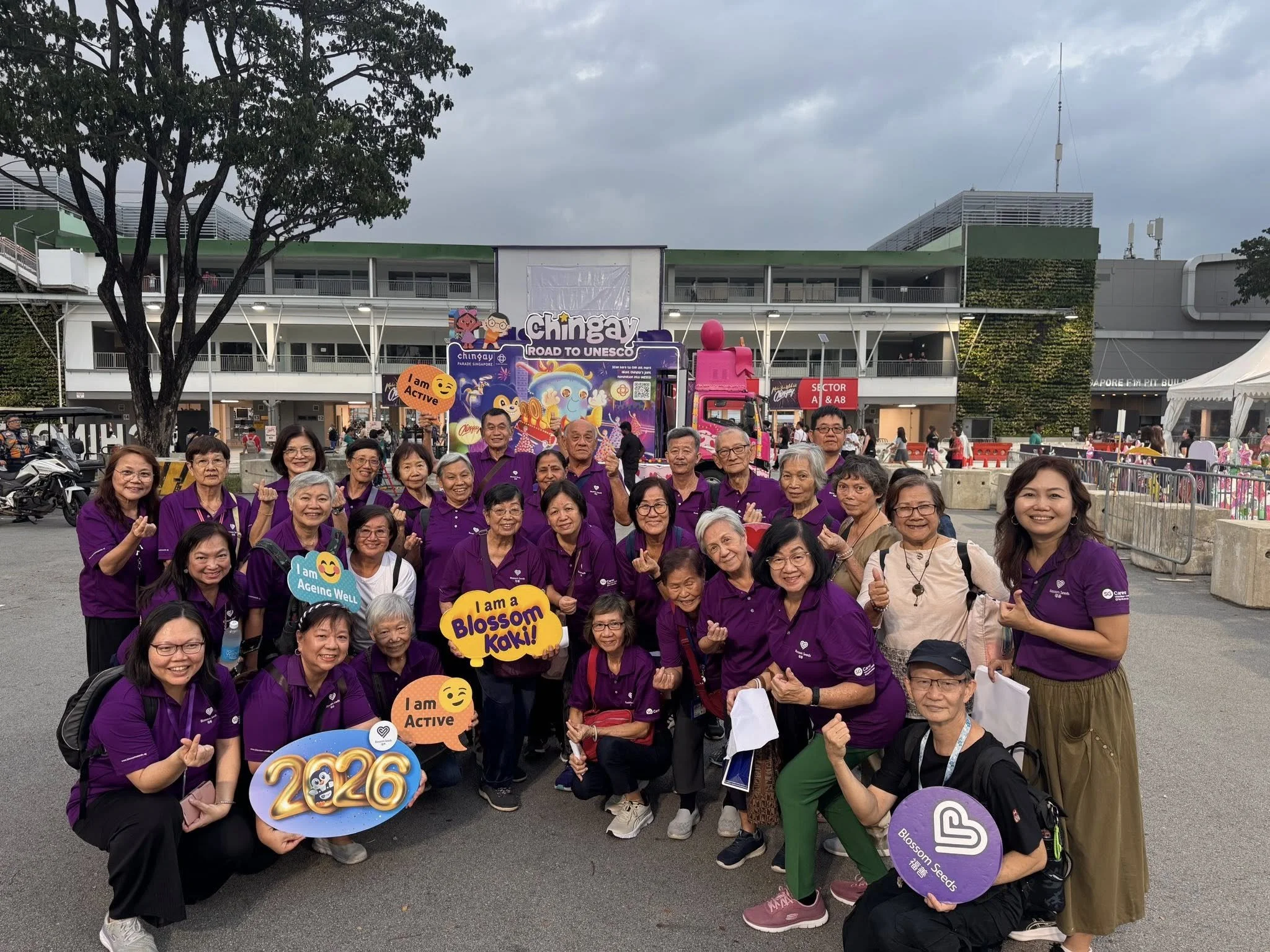 Chingay Preview at the F1 Pit - by People's Association