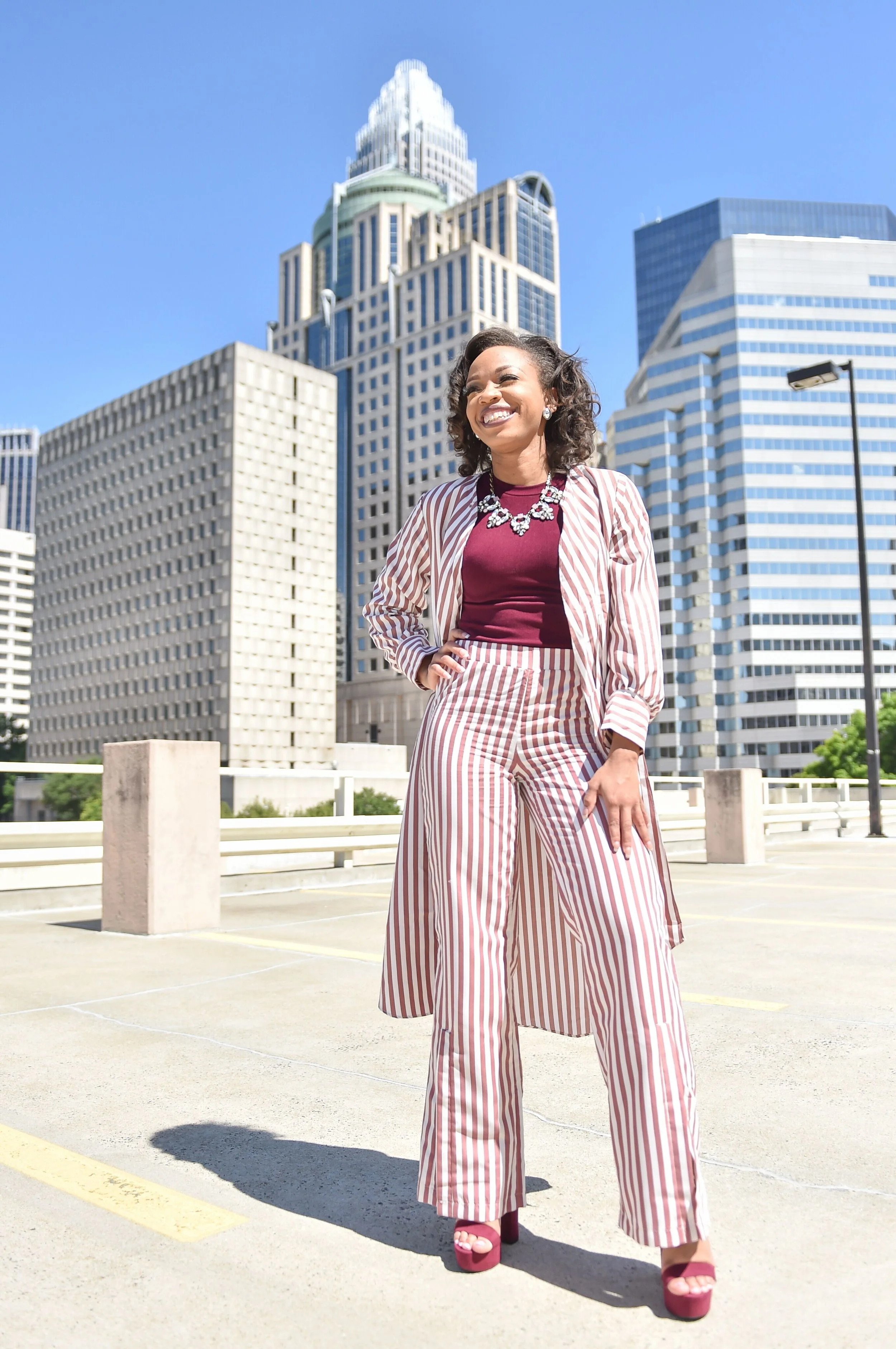 Vertical Stripes: A Petite Woman's Best Friend