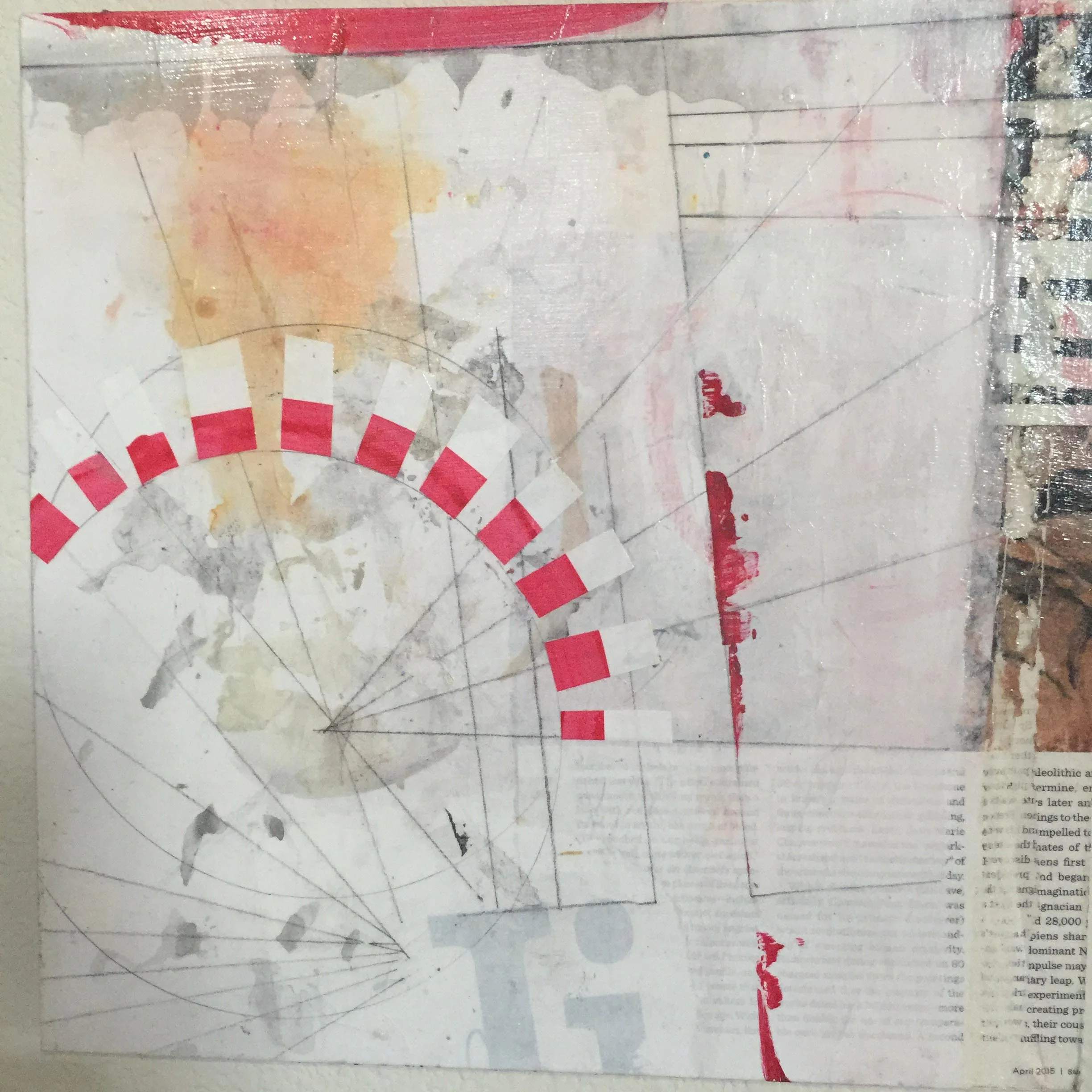 Arial View of Eleven Red Squares