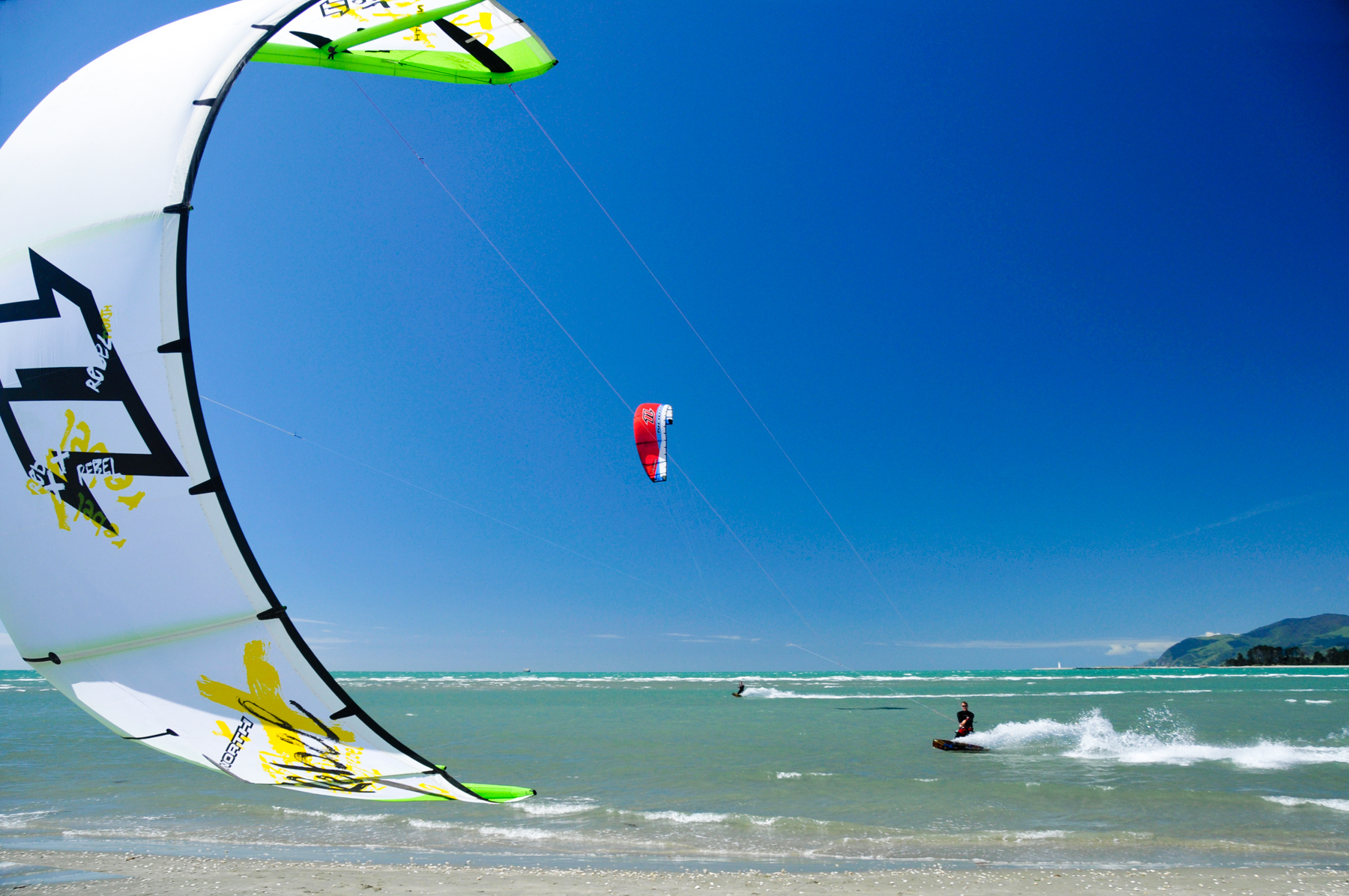 Kite surfing Tahuna Nelson