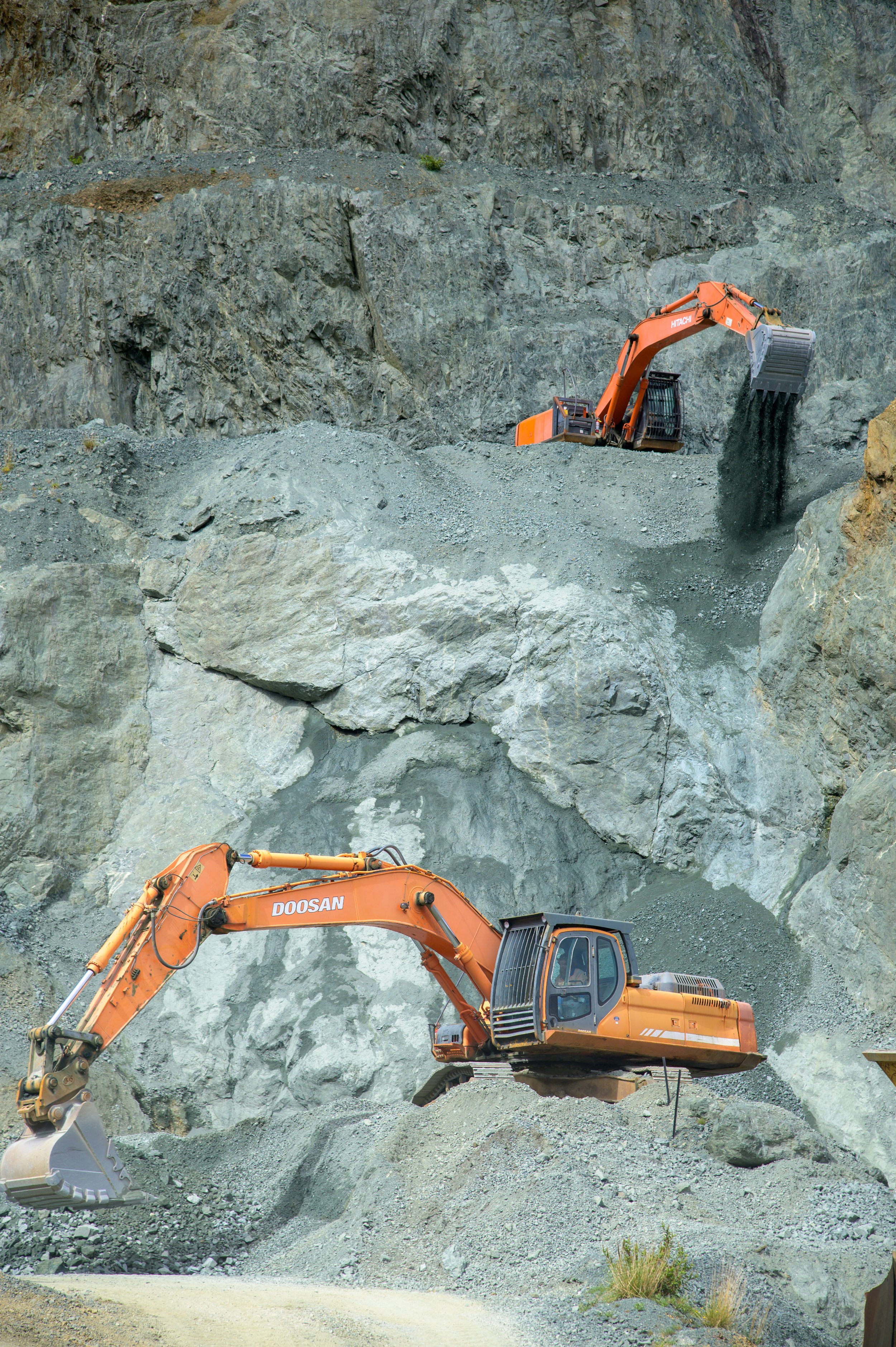 Blue rock quarry / commercial photography Grant Stirling Photographer Nelson Tasman