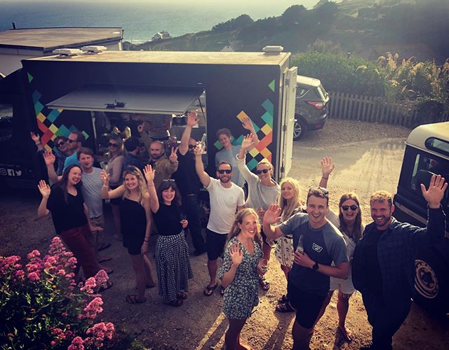 Here&rsquo;s one of our favourite services this summer with @samwestcountrycollins in #mawganporth. These guys know how to celebrate in style. DJ @dj_atgani, Mexican and one of the finest views in #Cornwall. Geddon!
.
.
.
.
.
.
.
.
#mexican #tacos #m