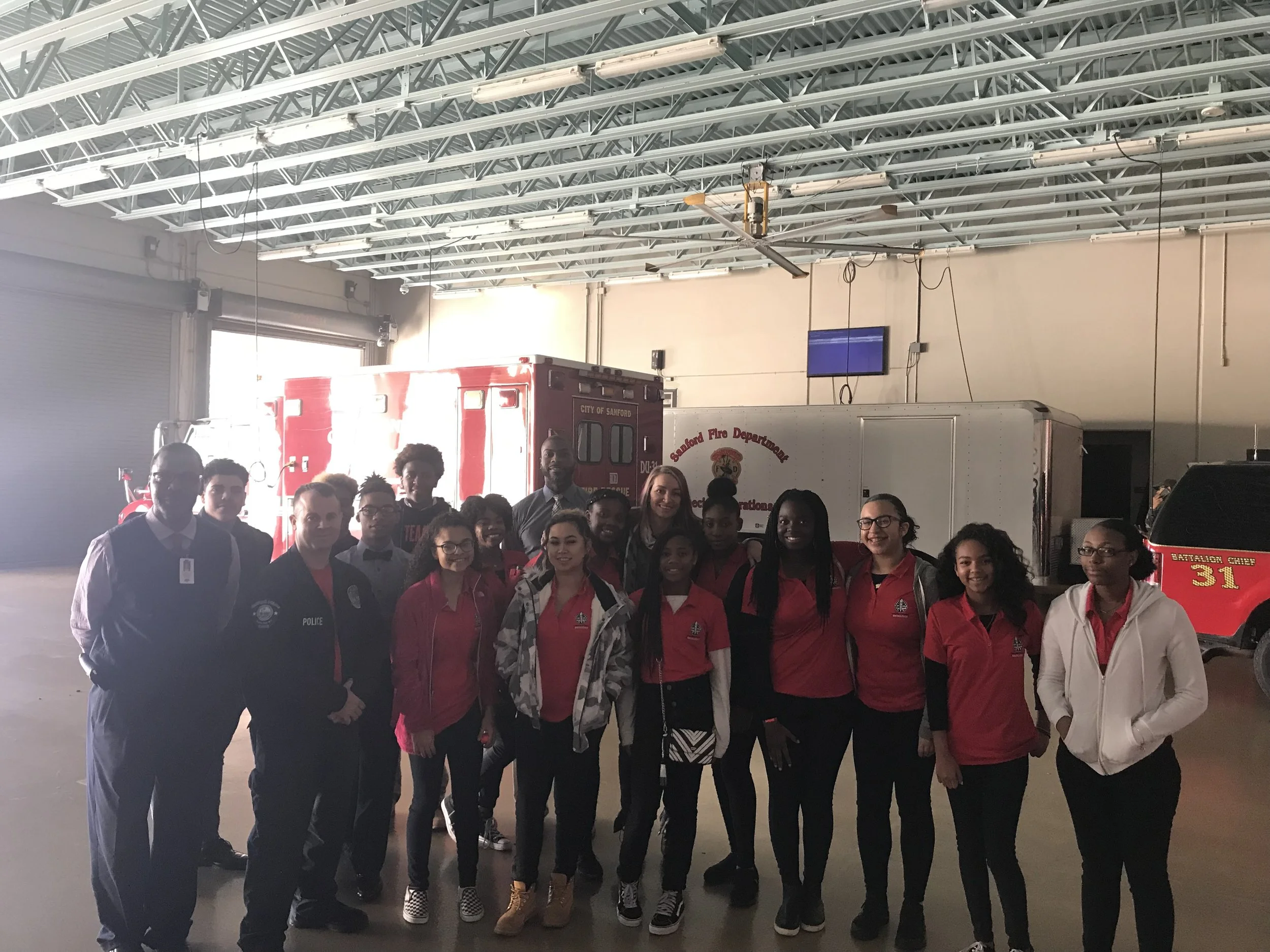 Visiting the Sanford Fire Station
