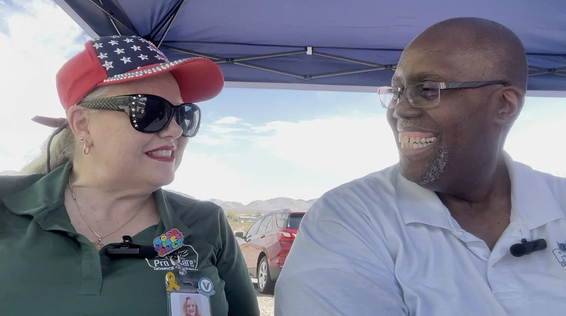 Interview with local Hospice representative Denise Page