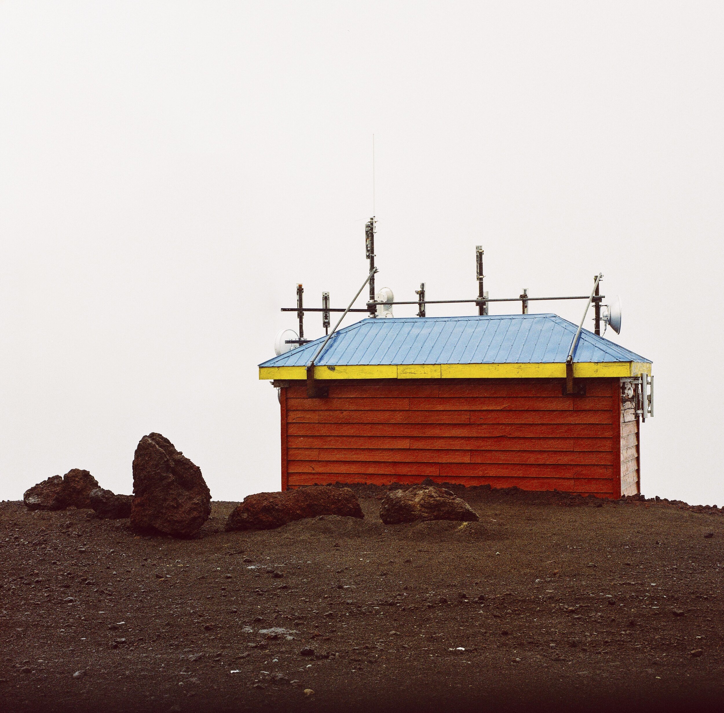 Looking out from Volcan Osorno