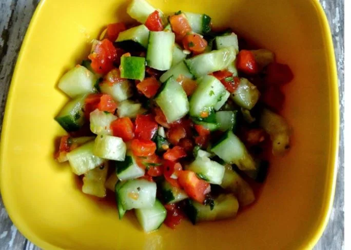 Cucumber and Tomato Salad