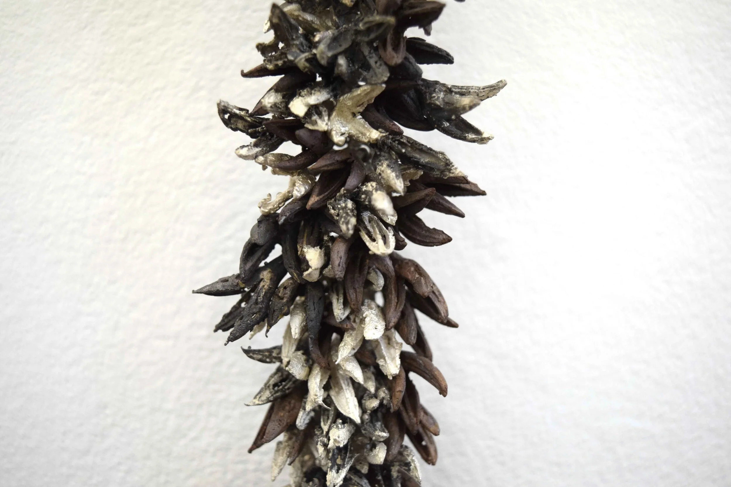  16. Sarah Elson, Jewels of the Crown Land 3, Balga flower after the seeds are shed, 2019, recycled silver and copper, 29 x 5 x 3 cm $2,300 2 