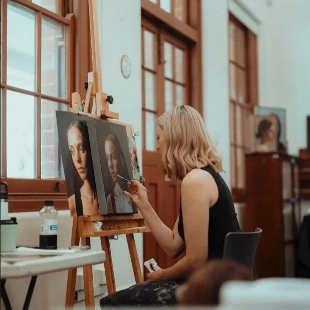 PORTRAIT IN OILS DEMONSTRATION | RACHELLE DUSTING