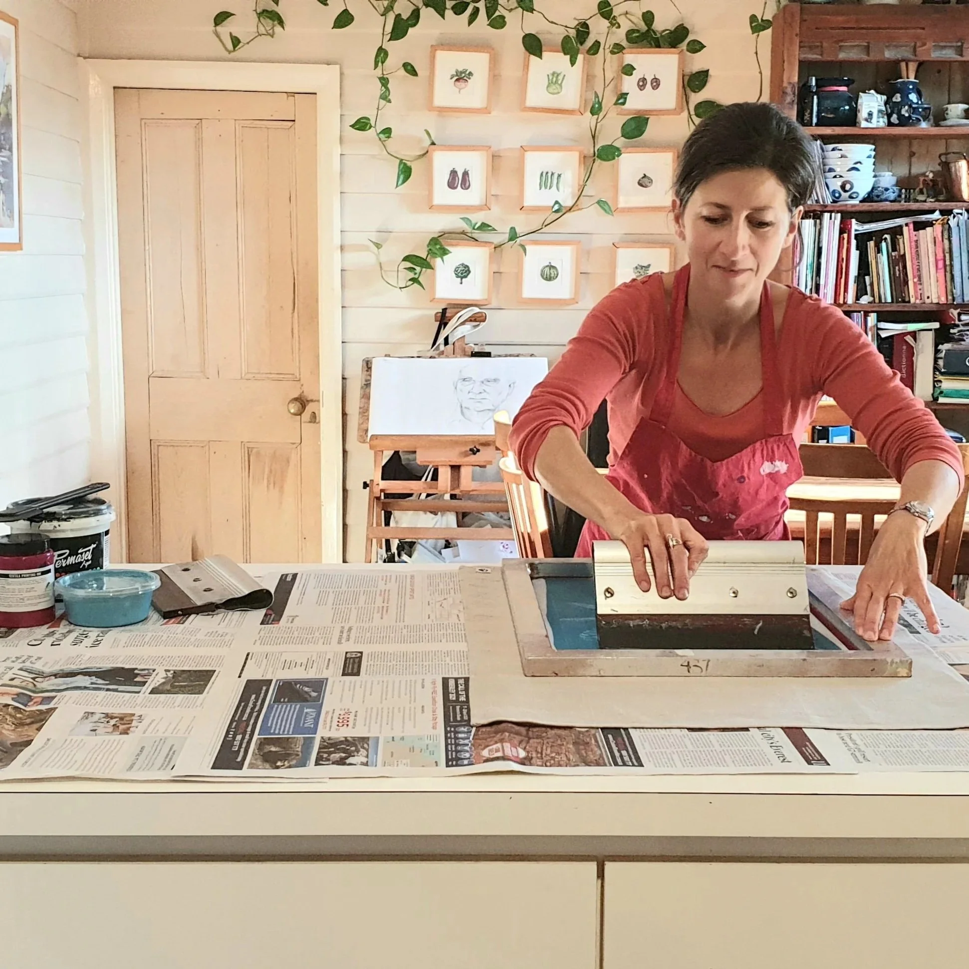 Cut, Layer, Print- Multicolour Screen Printing | Odile Bell