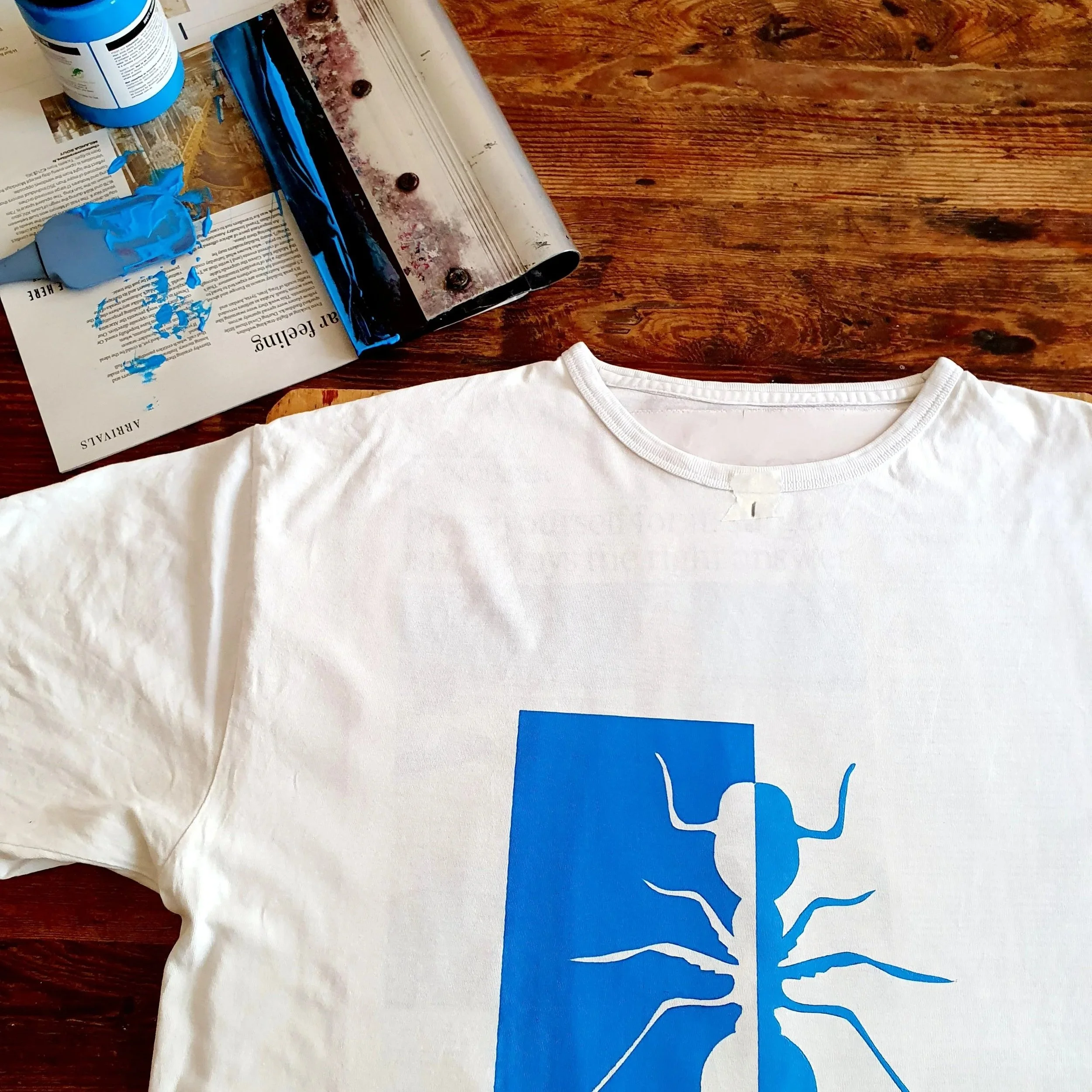 Screen print a T-Shirt for Teens | Odile Bell