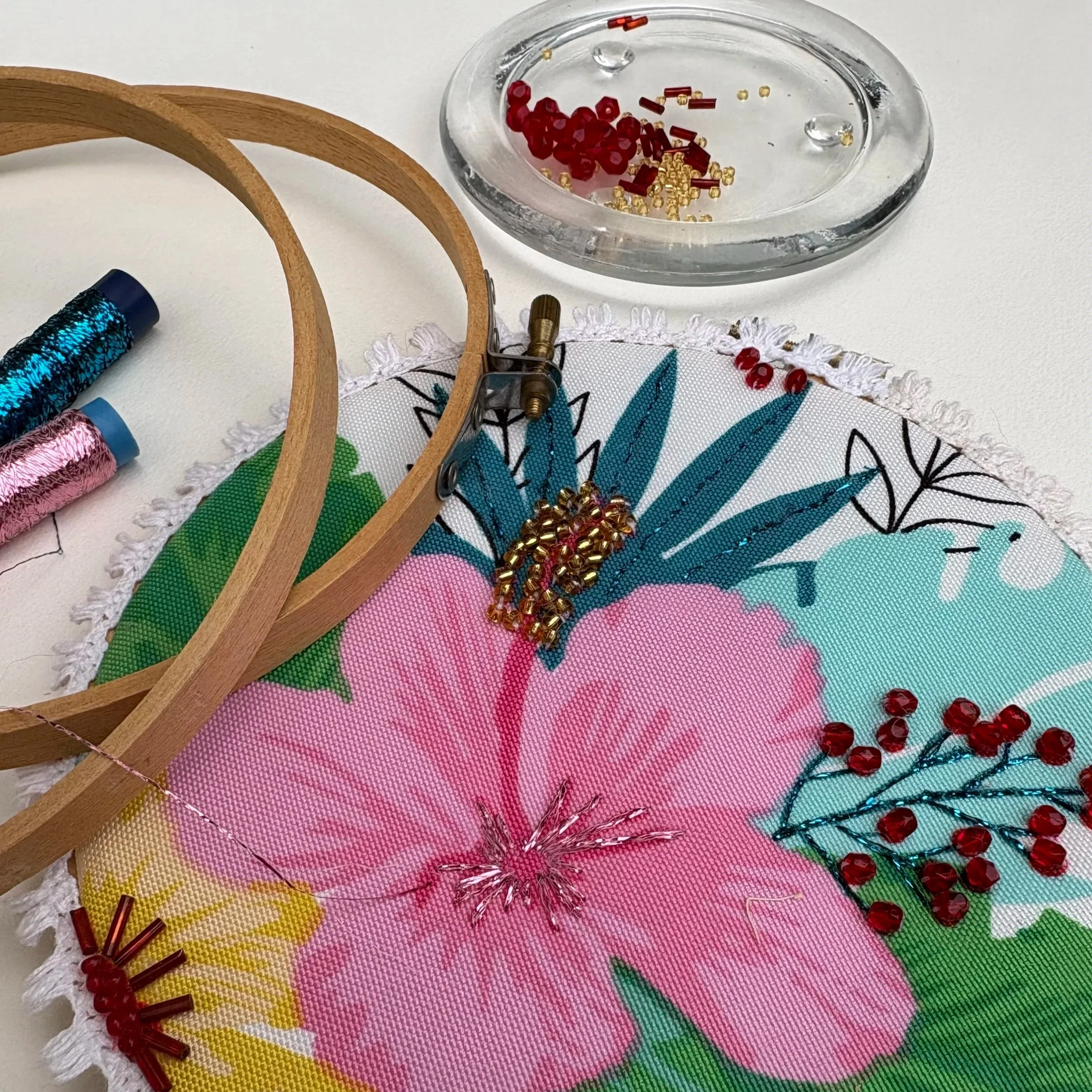 Embroidery Hoop Wall Art | Esther Hort