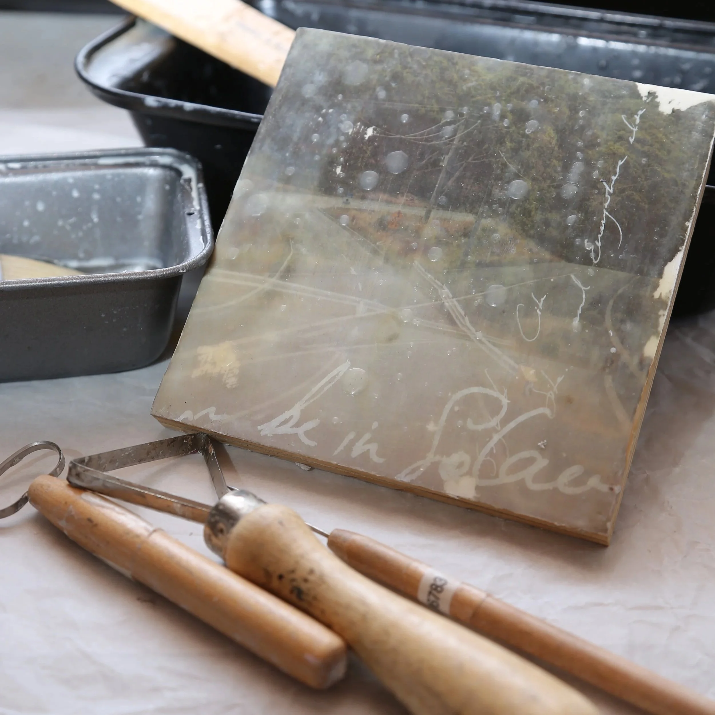PHOTO TRANSFER WITH ENCAUSTIC WORKSHOP | ANNETTE WIGUNA