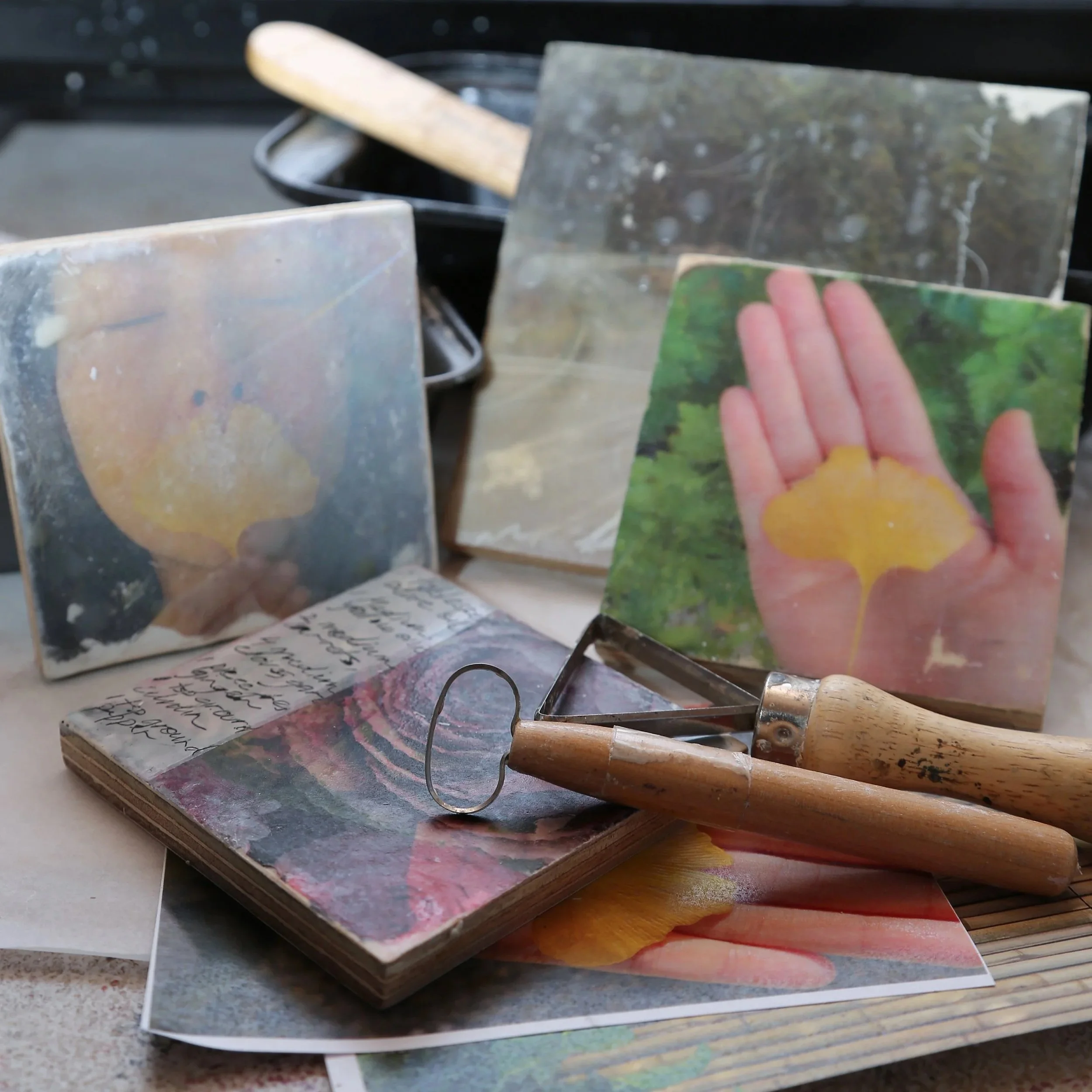 Photo Transfer with Encaustic