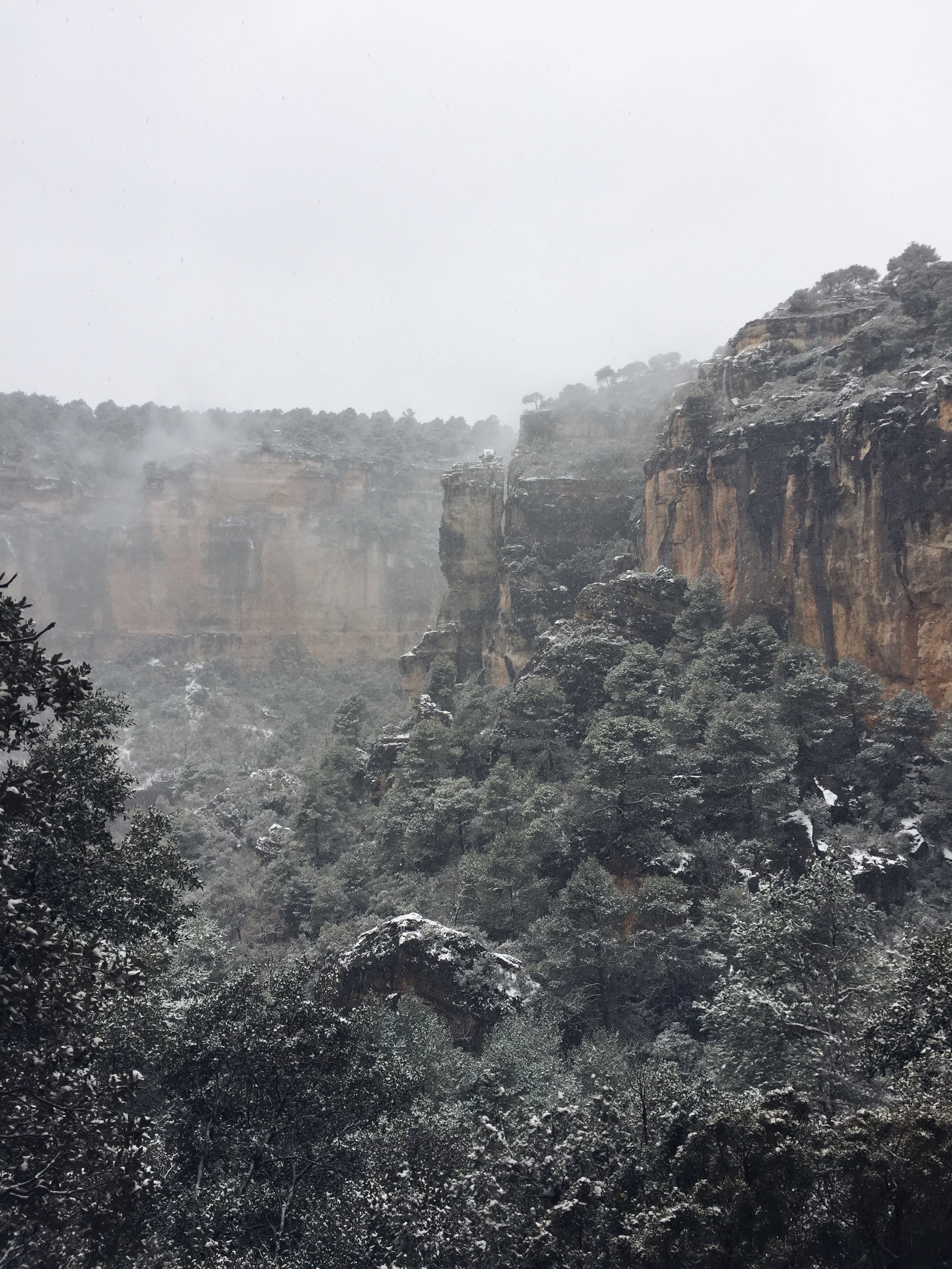 When Siurana became a winter wonderland.