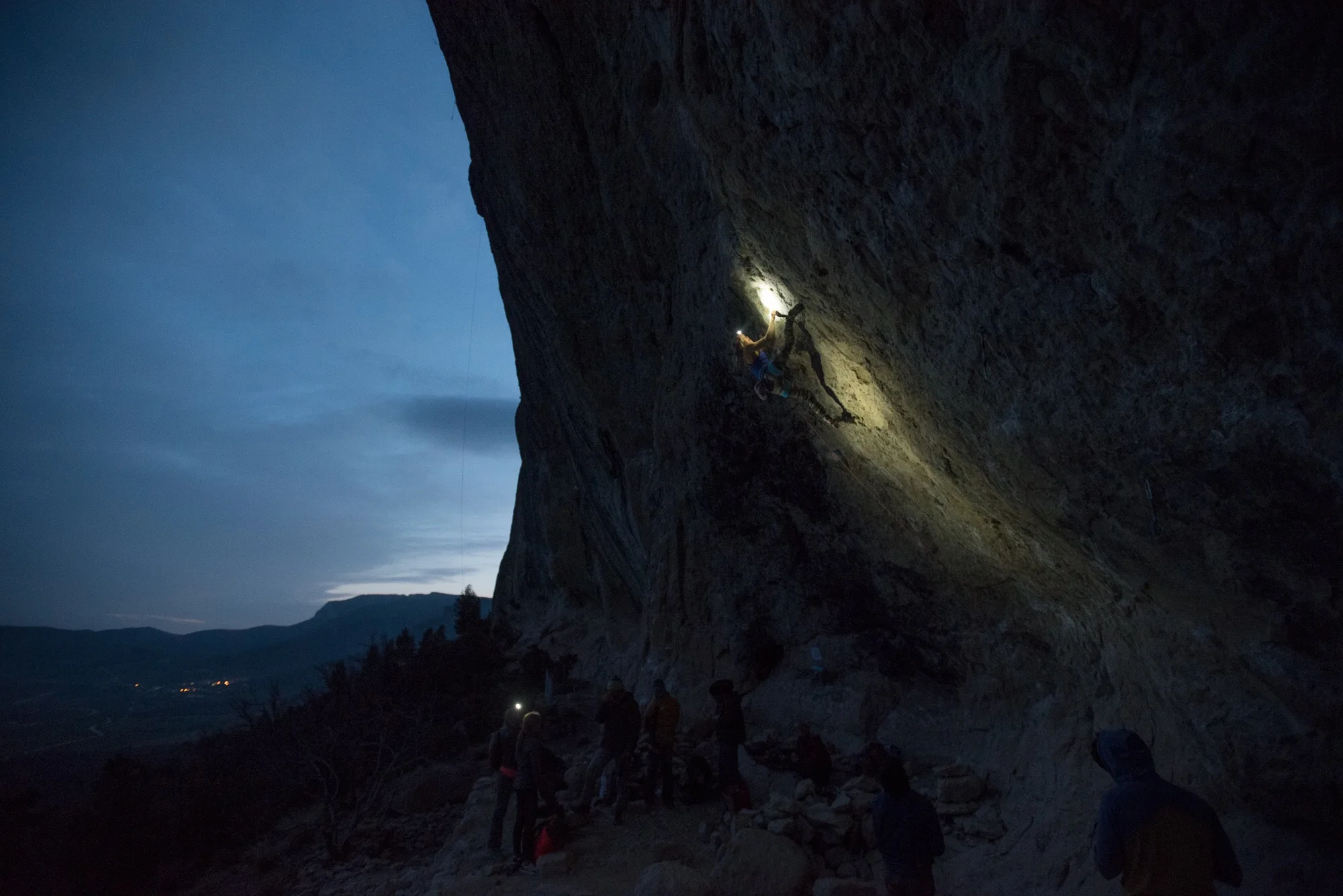 Climbing till late and in a dark has been one of my things for a while! I started doing this with one of my best climbing partners Markus Lehtonen some years ago in Ceuse. For the motivation it is good to mix it up a little, try new things and have fun! Picture by Matty Hong (2017 in Oliana, Spain)
