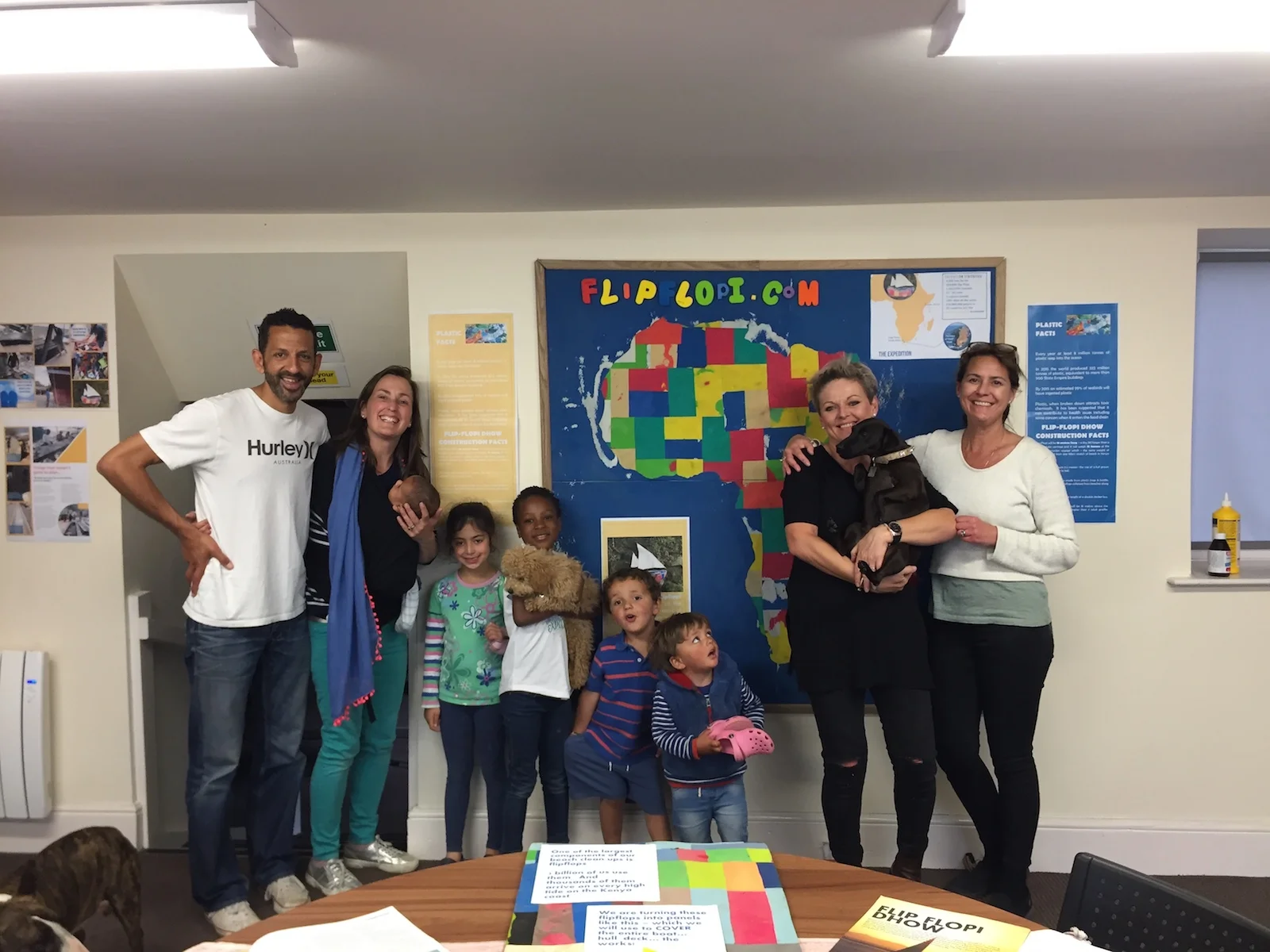 The Flipflopi Exhibition in Sedbergh, UK