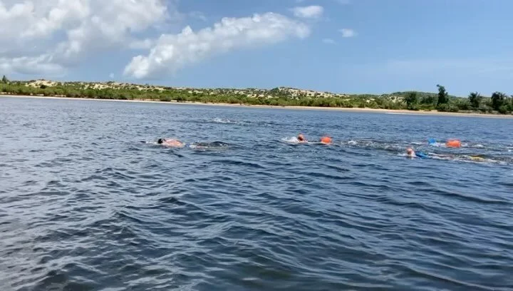 It&rsquo;s #givingtuesday and ours is to give thanks to the @madswimmer_sa who swam 23.55kms across our beautiful Lamu archipelago raising funds for Flipflopi and other organizations dedicated to conservation and education. An incredible feat accompl