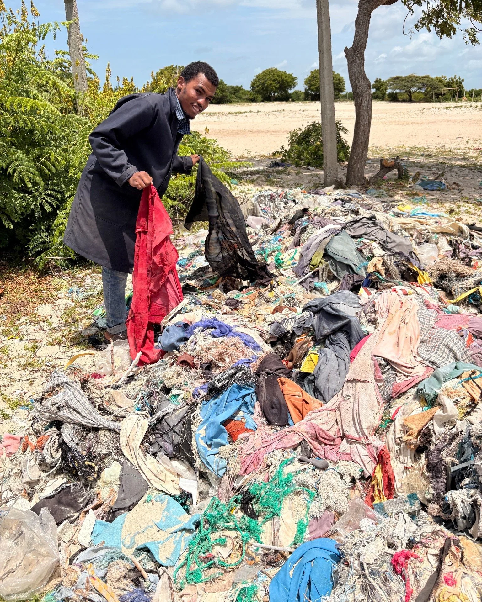 Lamu&rsquo;s mangroves are suffocating under the weight of fast fashion.

Over the past two years, textile waste has made up the majority of what&rsquo;s pulled from Siyu&rsquo;s wetlands. Synthetic fabrics wrap around mangrove roots, trap wildlife, 