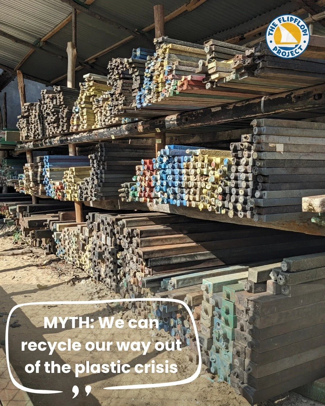 Only a small fraction of plastic ever gets recycled. And most of it can only be recycled once before it becomes waste forever. 

Meanwhile, global plastic production continues to grow every year.

Recycling really does matter, but it&rsquo;s only one