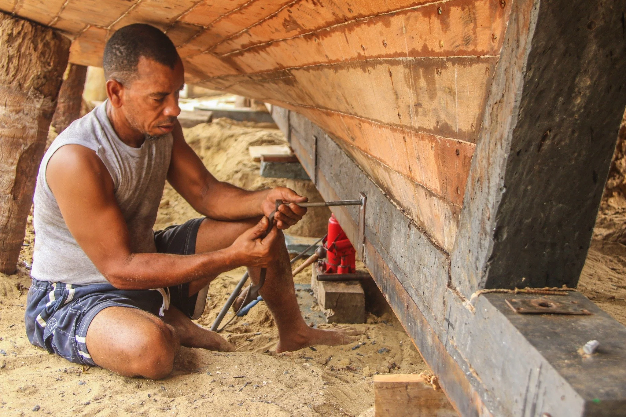 In 2015, we asked ourselves a question:

What if we could turn plastic waste into a symbol of hope?

The answer became Flipflopi Ndogo &mdash; the world&rsquo;s first sailing dhow built entirely from recycled plastic waste. Crafted using traditional 