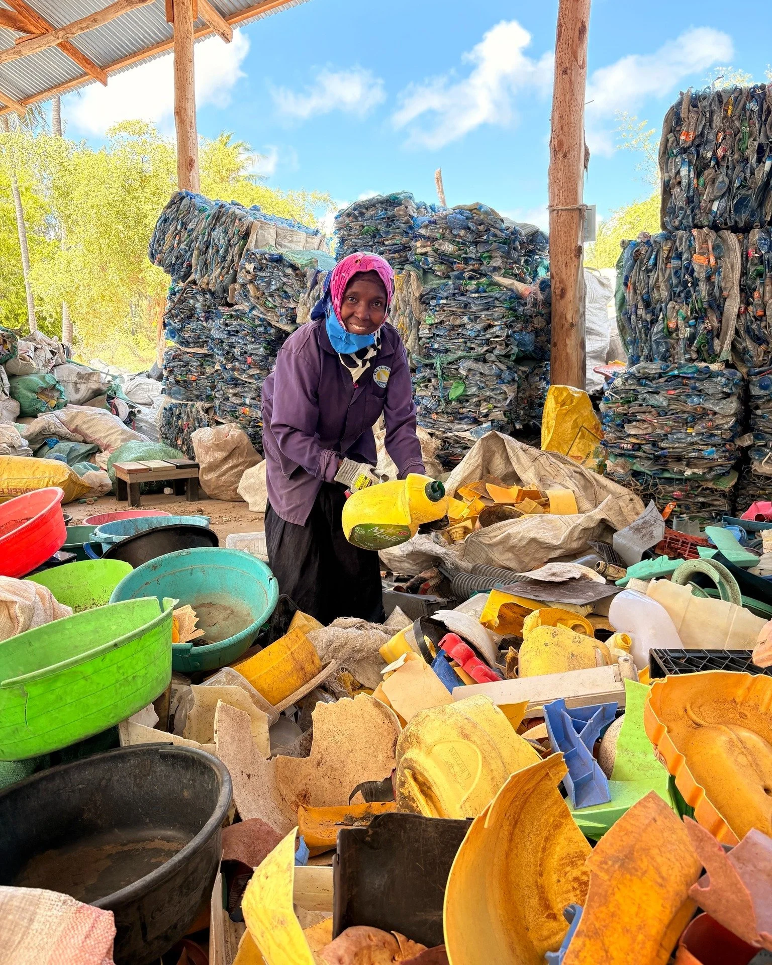Meet Mama Fatma &mdash; one of Flipflopi&rsquo;s longest-serving team members and a quiet force behind our Material Recovery Facility.

Most waste collectors in our programme are women over 30, many with limited formal education and very few income o