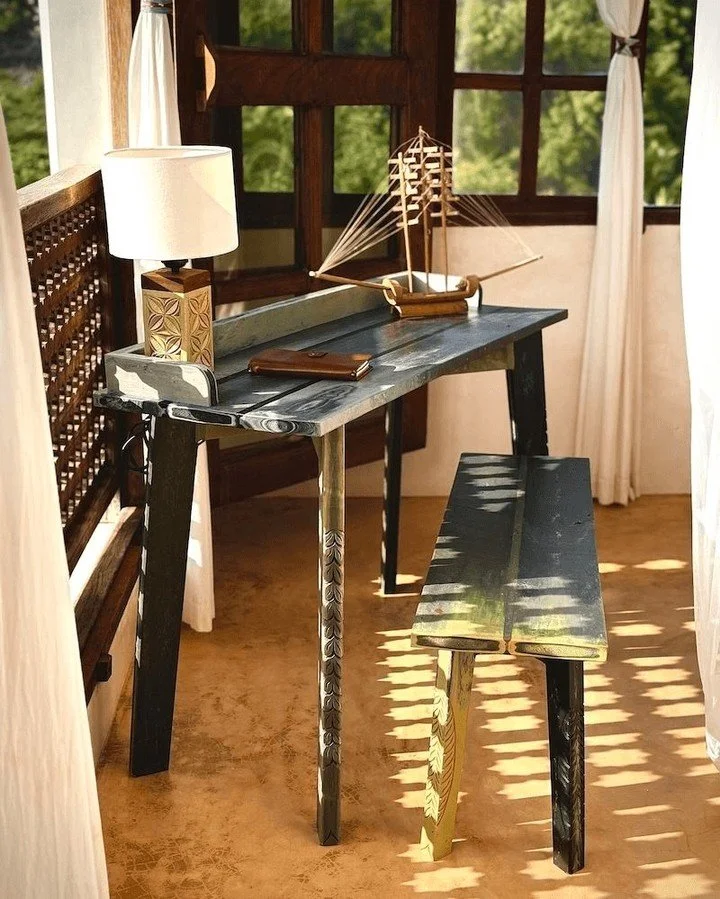 Heritage, reimagined ♻️

Our recycled plastic furniture is handcrafted in Lamu from plastic waste collected across the archipelago&rsquo;s towns and beaches. Rooted in Swahili design traditions and built for modern coastal living, each piece proves t