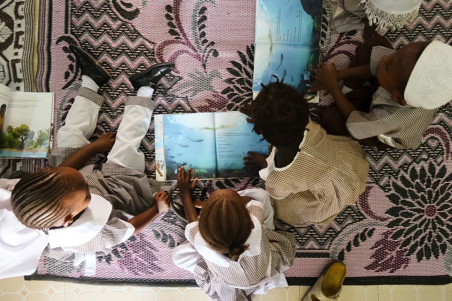 A boat built from 10 tonnes of plastic is surely a story to inspire a generation.

And that's why we wrote a book about it!

Our book; Flipflopi: How a Boat Made from Flip-Flops Is Helping to Save the Ocean, shows children that even the things we thr