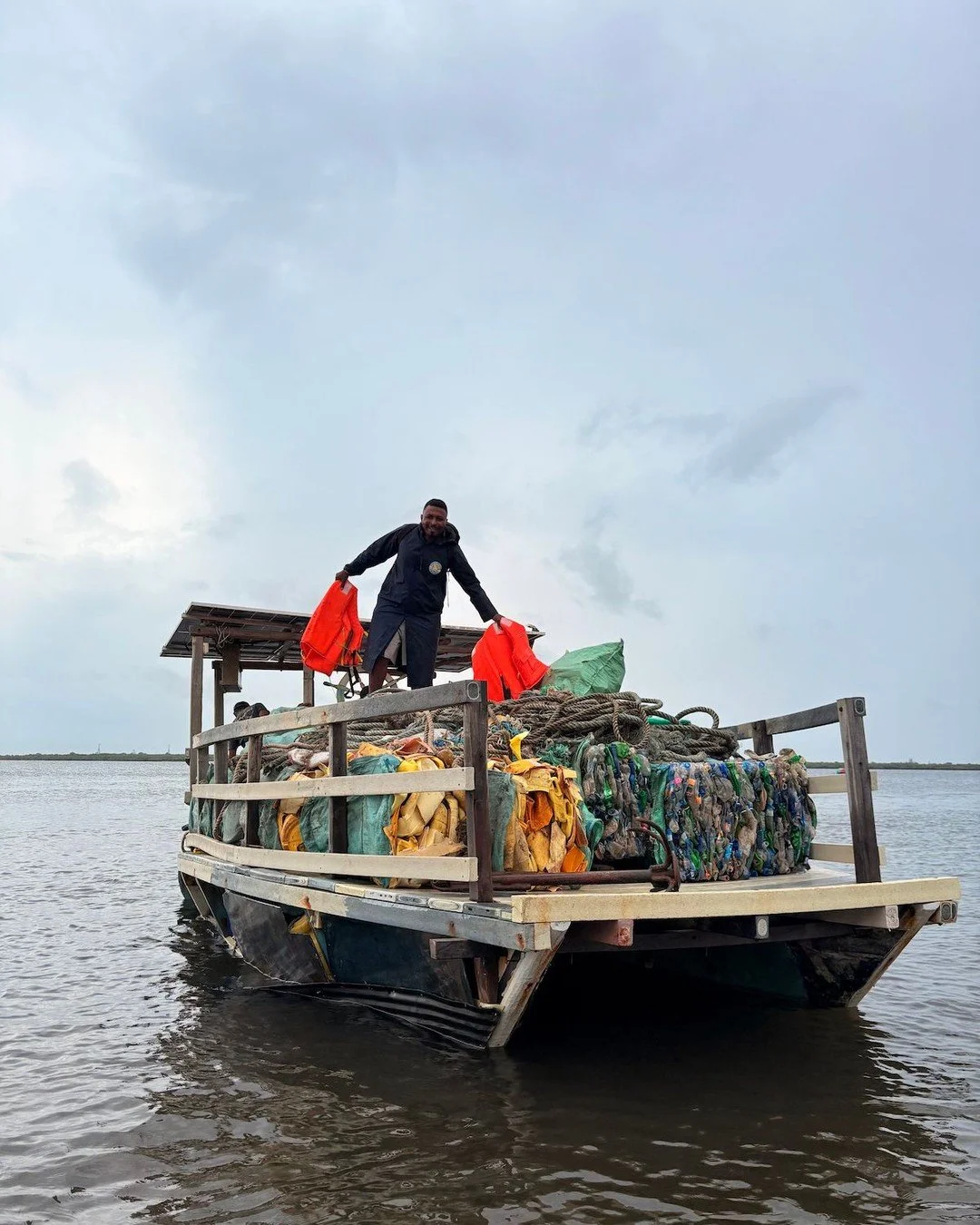 Old fishing gears don't simply disappear into the environment. When they're discarded on beaches, piled up at the water's edge, or left in other terrestrial environments, they become some of the most persistent plastic pollution in coastal environmen