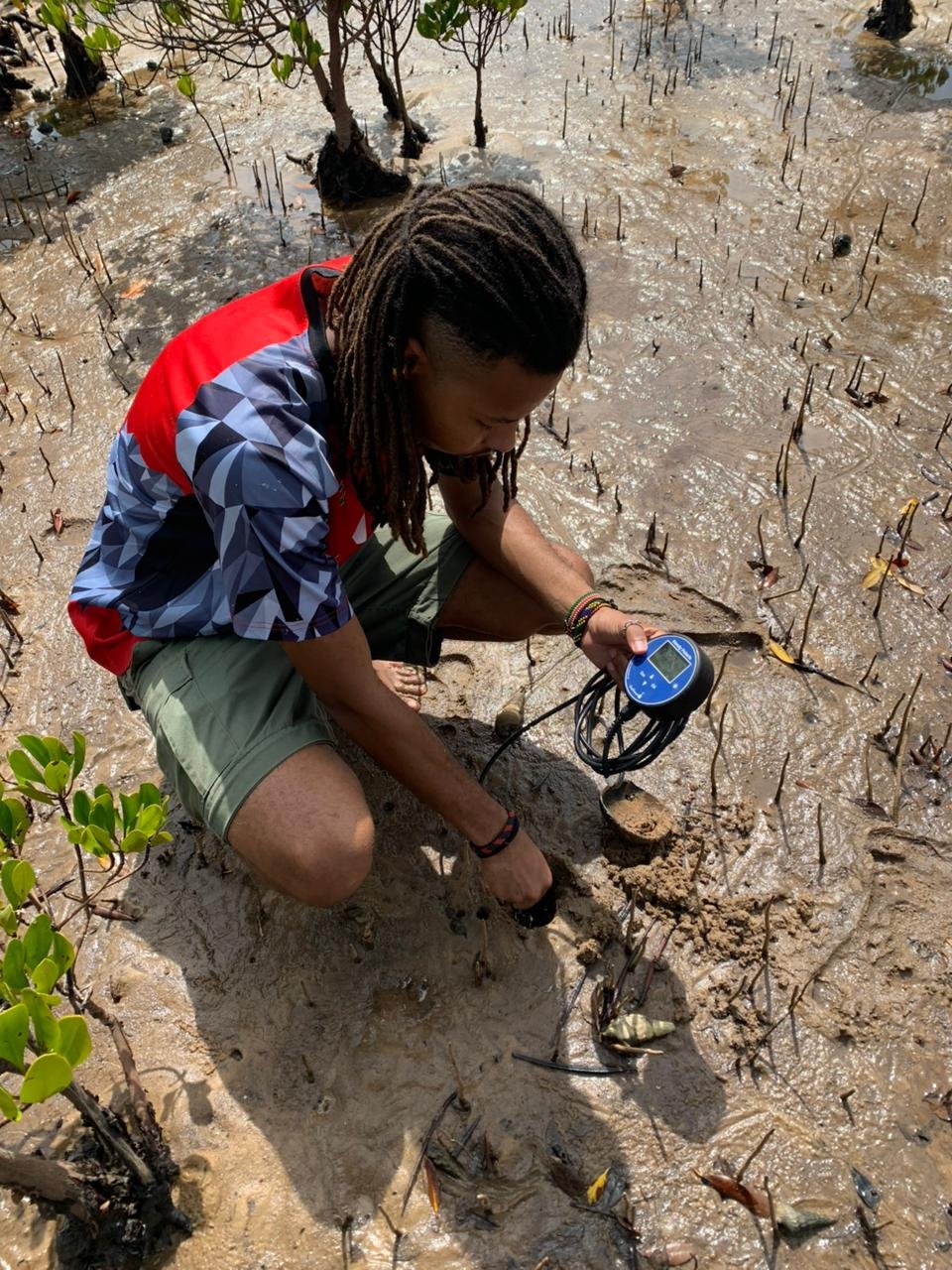 an image of Melchim the author in the field during his resarch