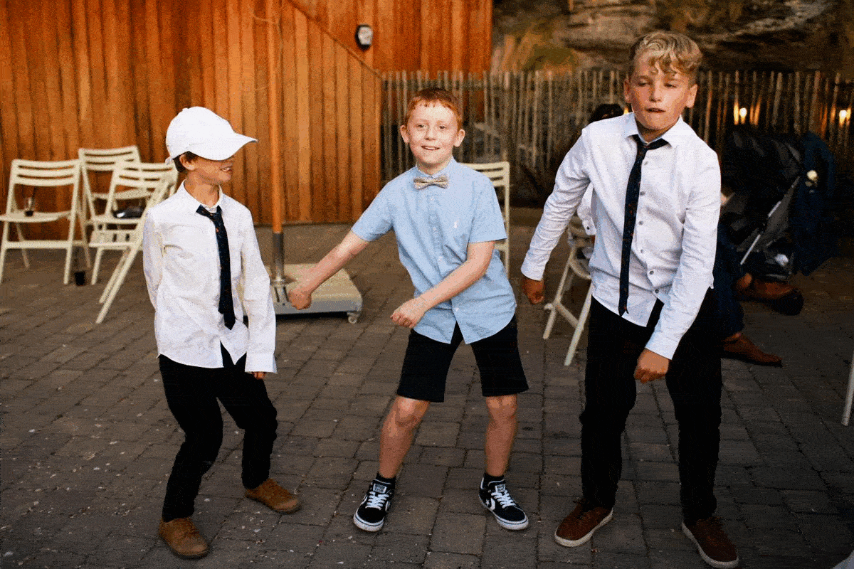 Tunnels Beaches Wedding North Devon 4.gif