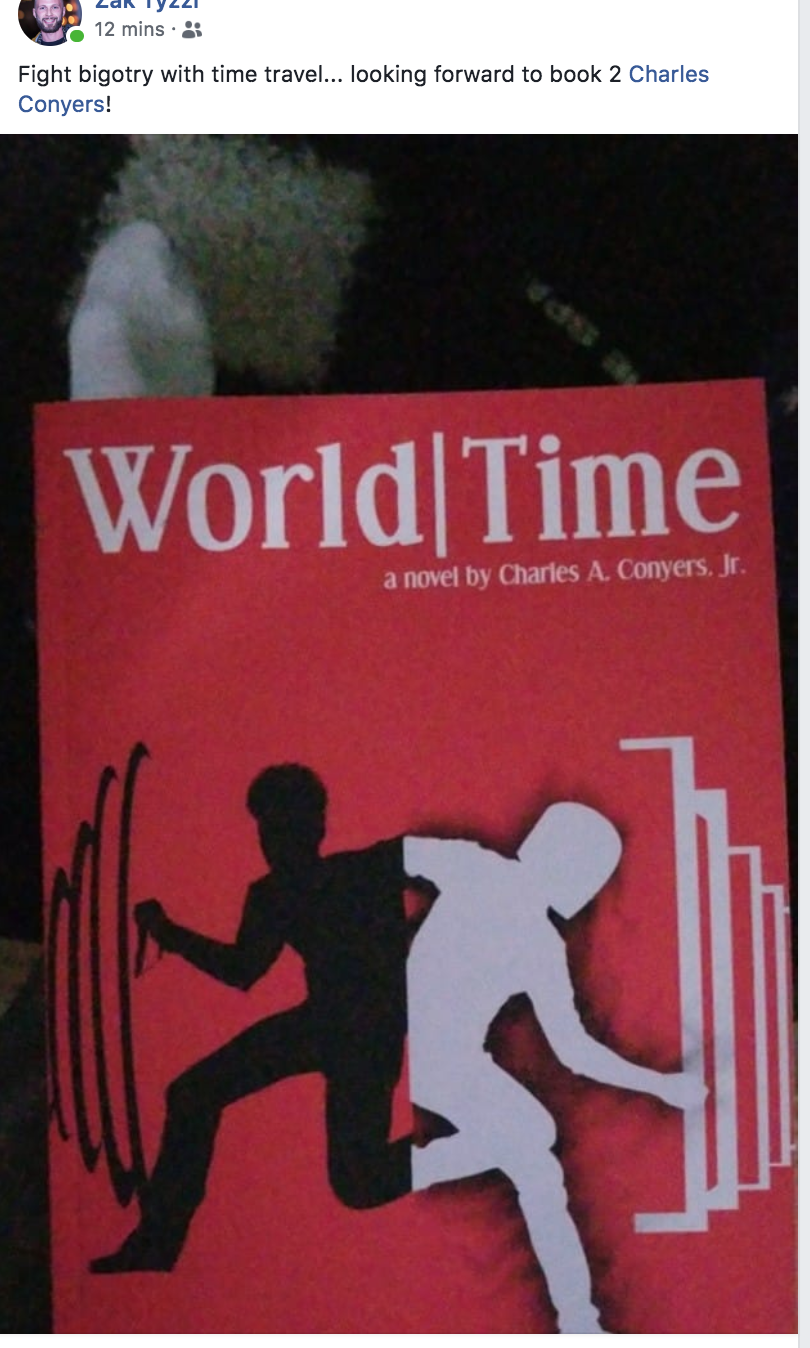Zak gets his copy of World|Time