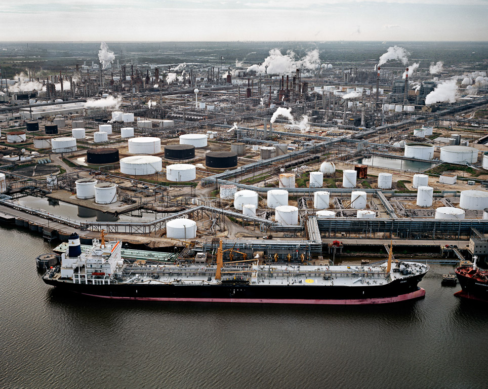 Oil Tanker and Refineries Pasadena, Texas, USA, 2004
