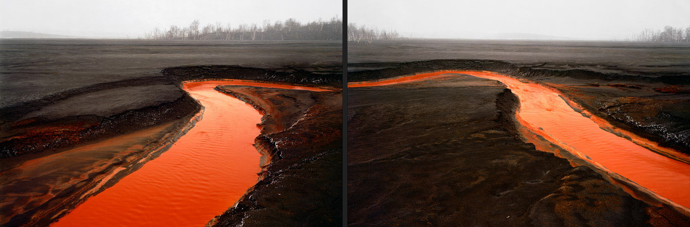 Nickel Tailings #34-35 (as diptych) - Sudbury, Ontario 1996