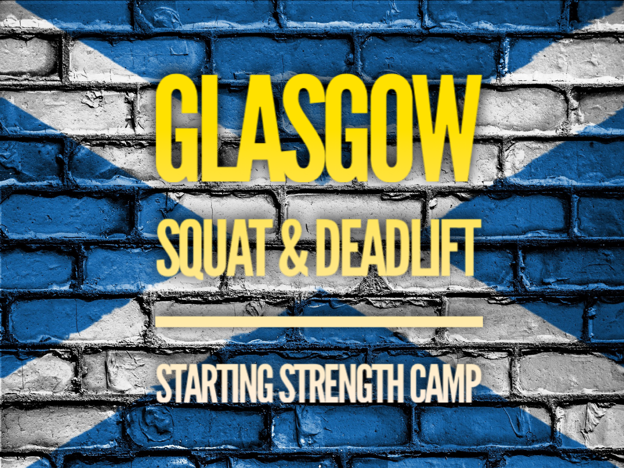 Glasgow Scotland. Squat &amp; Deadlift Starting Strength Camp August 2024