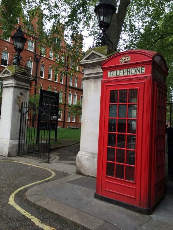 Old school phone booth