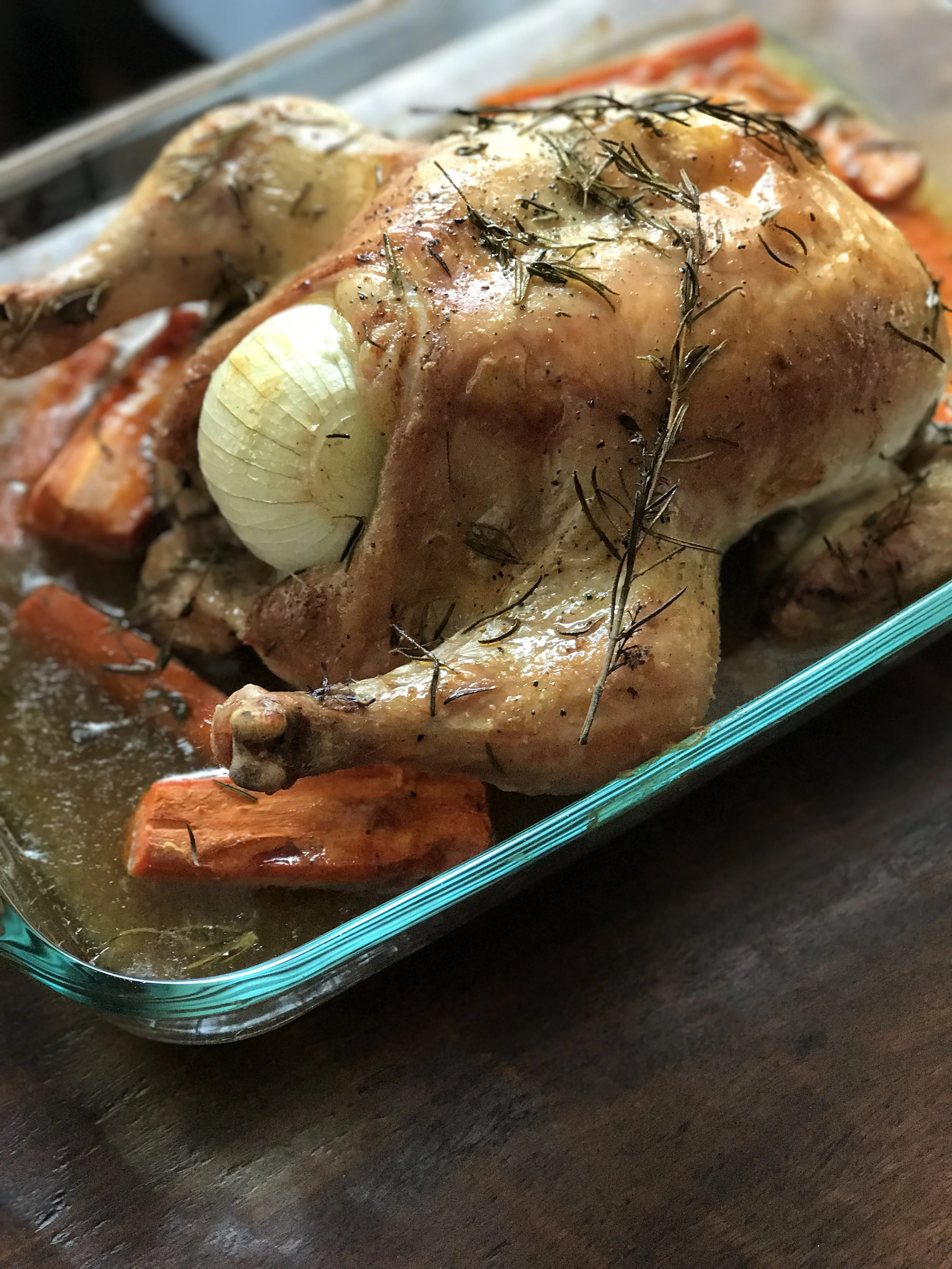 Bone Broth Infused Rosemary Chicken 