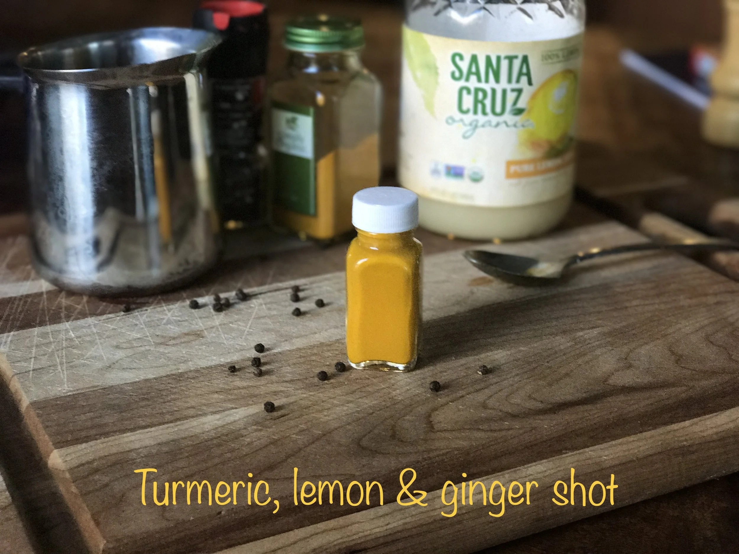 Turmeric, Lemon & Ginger Shots
