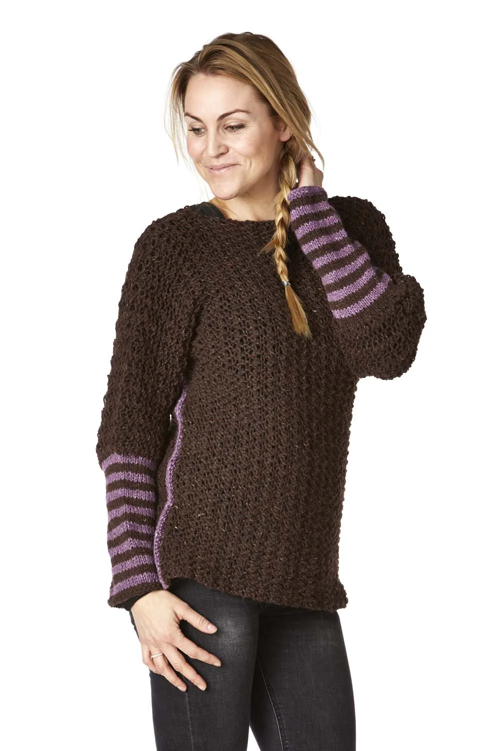 Bolvaerkmedaerme_bluse_haandstrik_lottekjaerdesign_4a.jpg