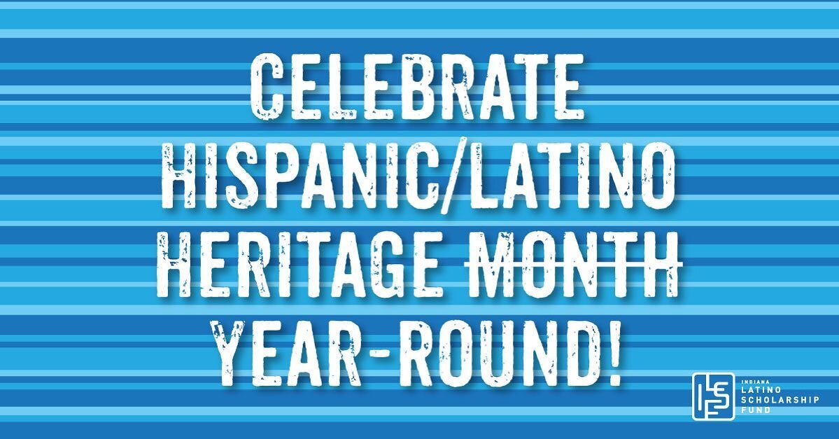 It might be Latino/Hispanic Heritage Month, but we strive to celebrate the accomplishments of our scholars YEAR-ROUND! 

Help us continue to support our Latino college students by making your #ILSFund2021 gift today. Link in bio🔗